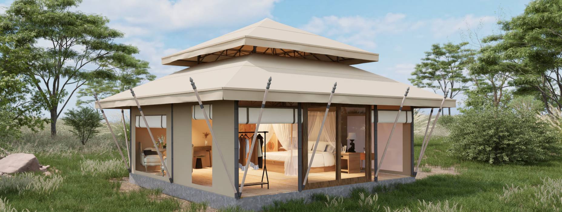 桃城区户外野奢帐篷